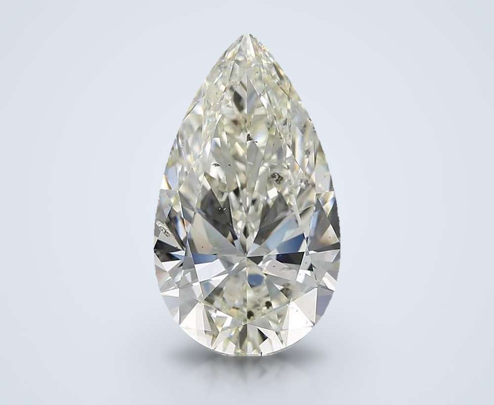 7.03 Carat Pear Natural Diamond