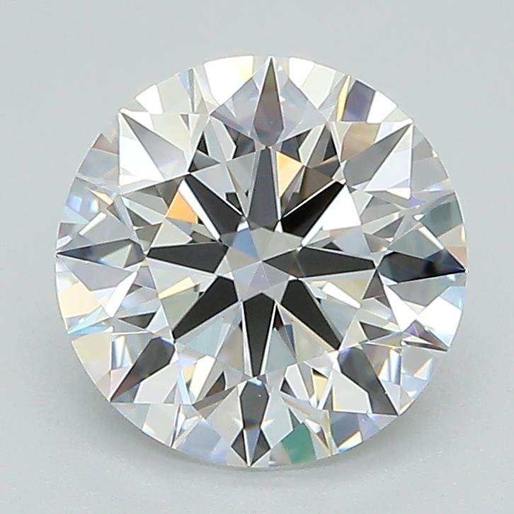 2.08ct D VS2 Rare Carat Ideal Cut Round Lab Grown Diamond