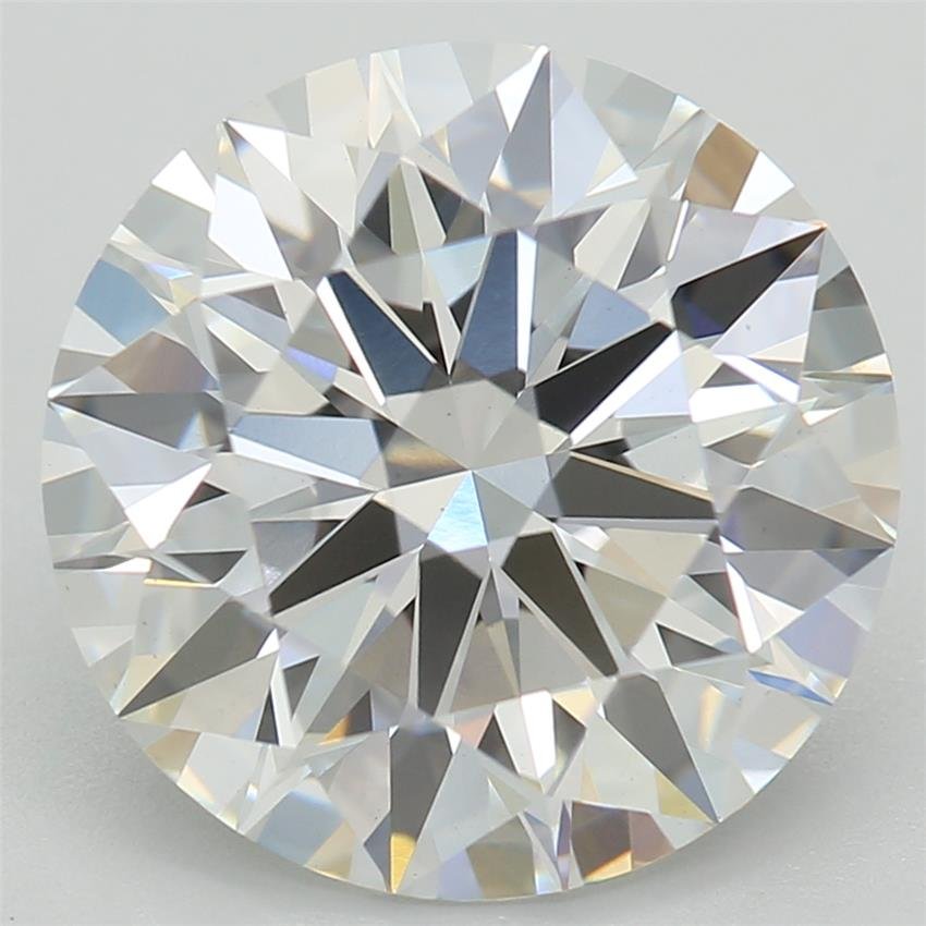 3.08ct E VS1 Rare Carat Ideal Cut Round Lab Grown Diamond