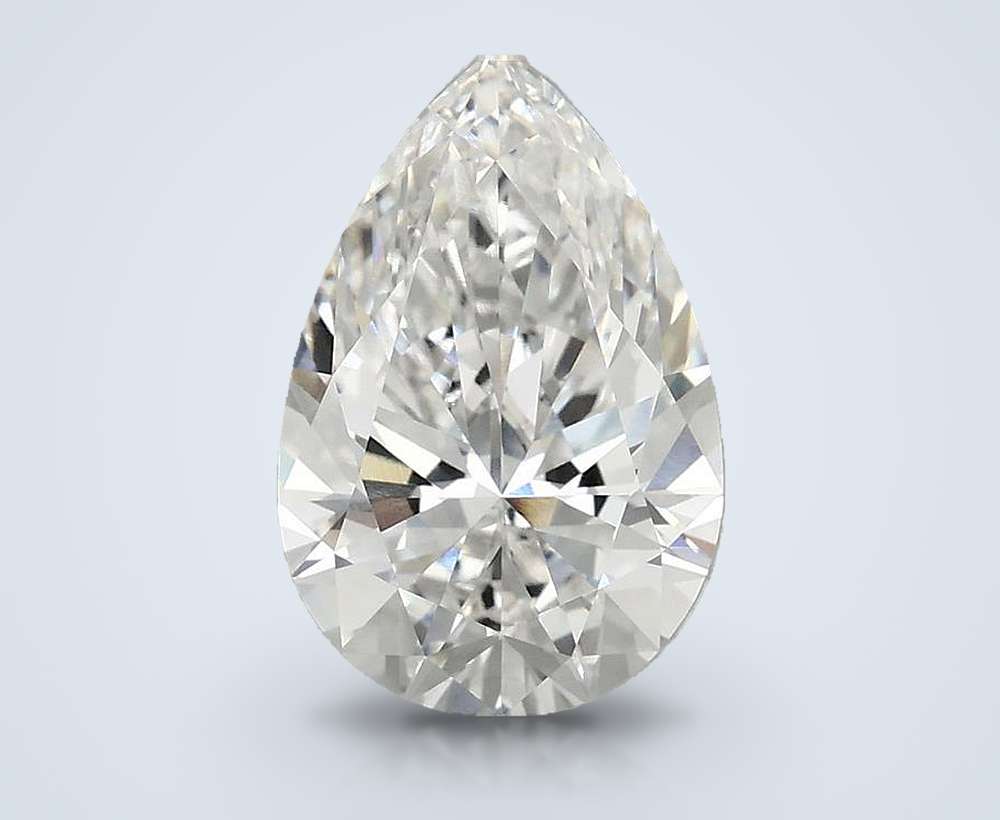 2.70 Carat Pear Lab Diamond