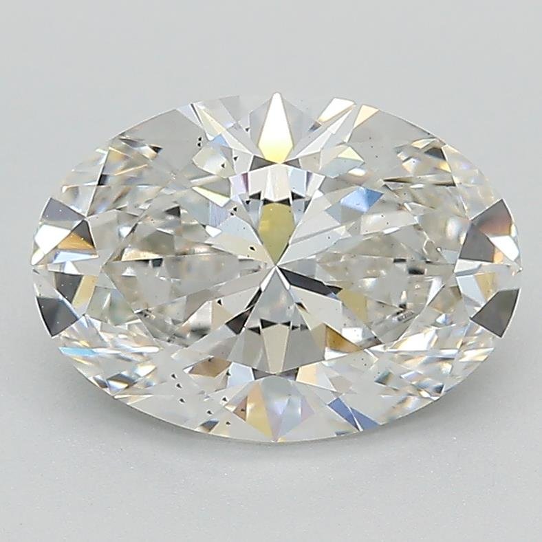 2.11ct H SI1 Rare Carat Ideal Cut Oval Lab Grown Diamond