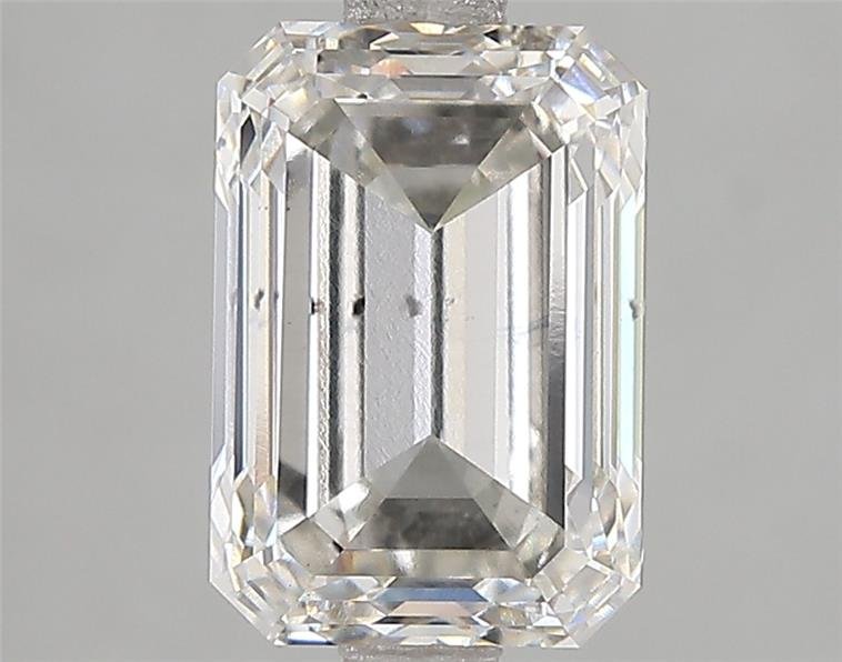 3.01ct I SI1 Rare Carat Ideal Cut Emerald Lab Grown Diamond