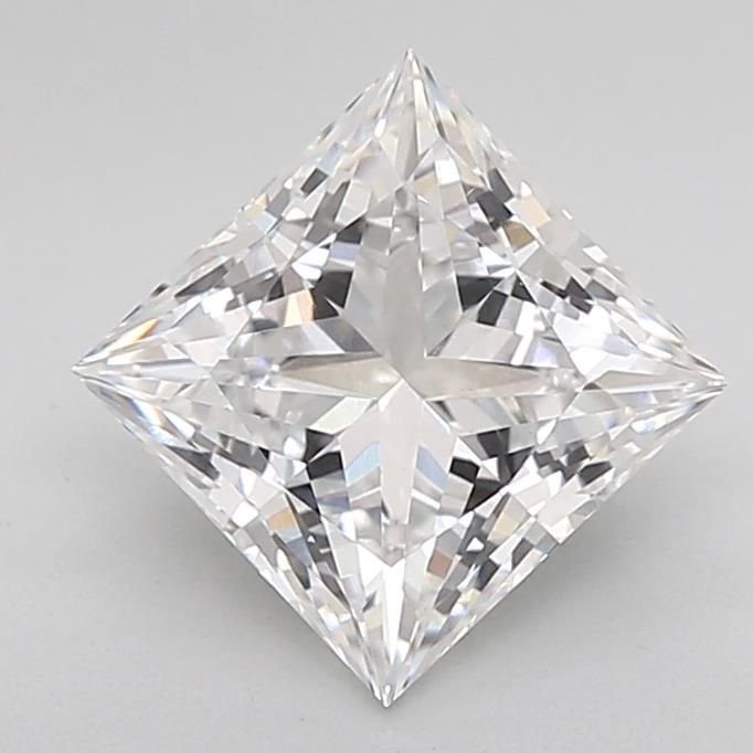 2.09ct E VS1 Rare Carat Ideal Cut Princess Lab Grown Diamond