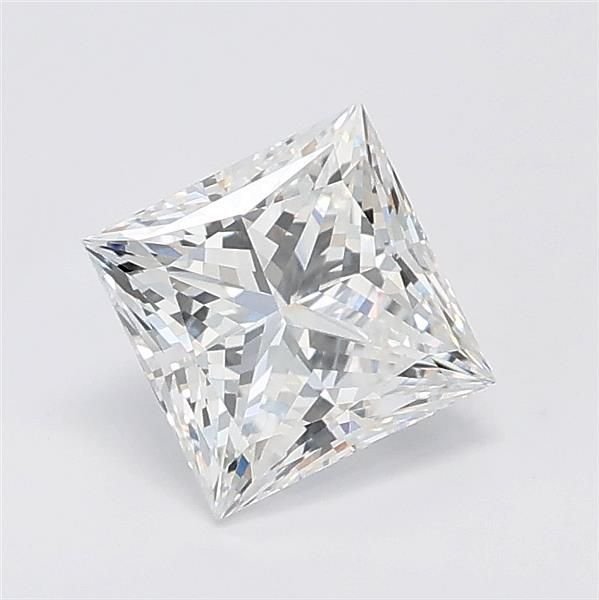 1.06ct D VVS2 Rare Carat Ideal Cut Princess Lab Grown Diamond