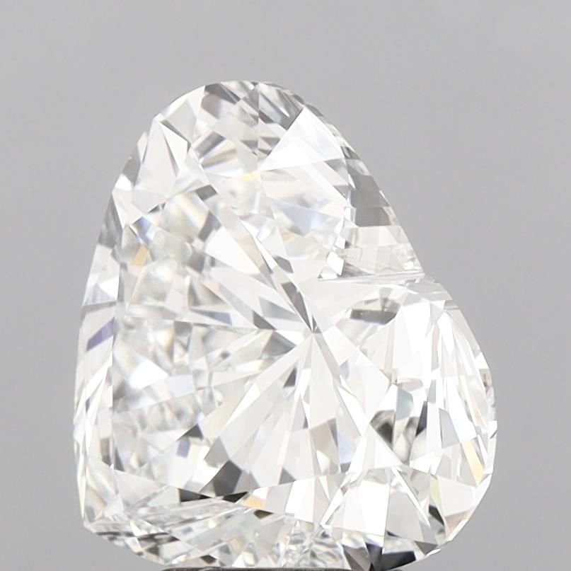 5.09ct F VS1 Rare Carat Ideal Cut Heart Lab Grown Diamond
