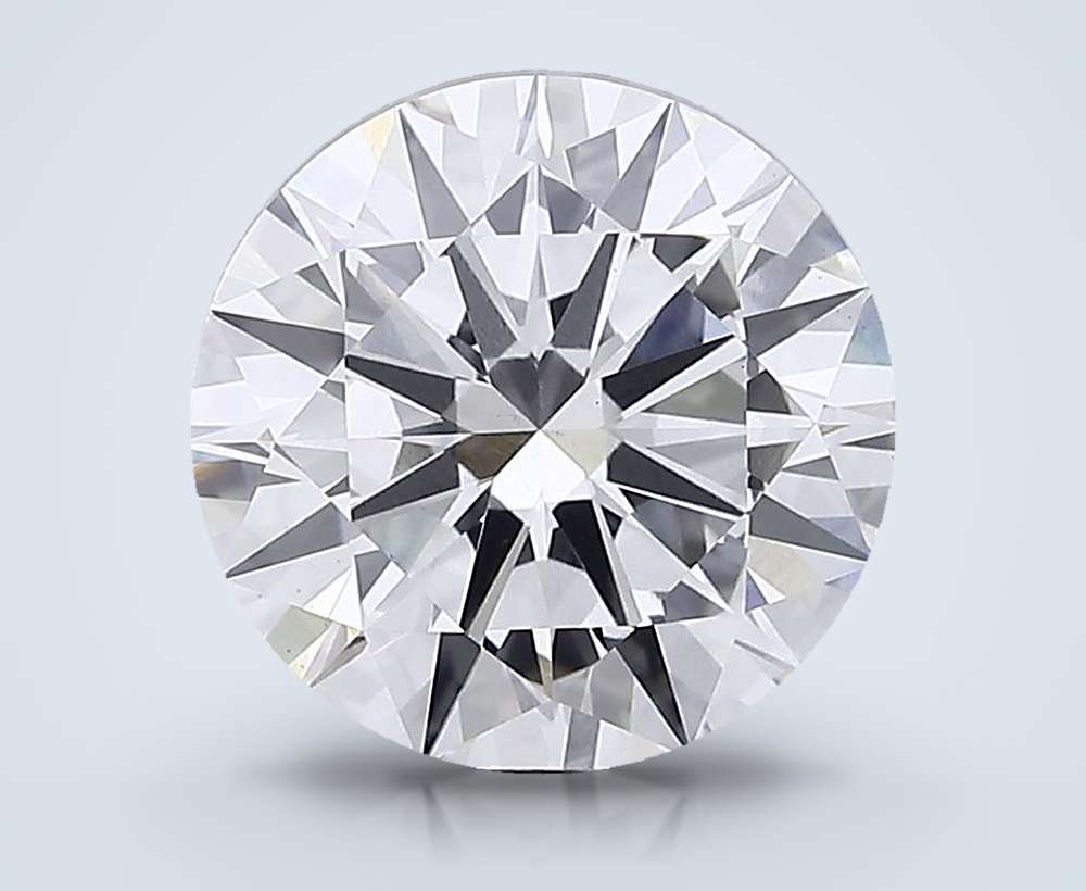 3.91 Carat Round Lab Diamond
