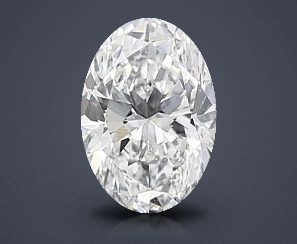 0.68 Carat Oval Lab Diamond
