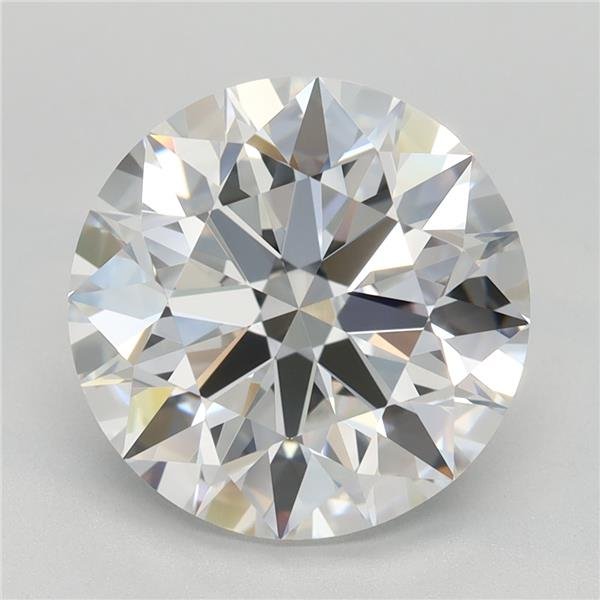 4.12ct E VVS2 Rare Carat Ideal Cut Round Lab Grown Diamond