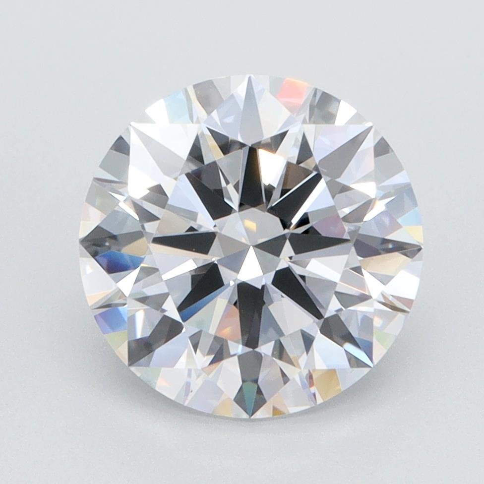 3.03ct E VVS1 Rare Carat Ideal Cut Round Lab Grown Diamond