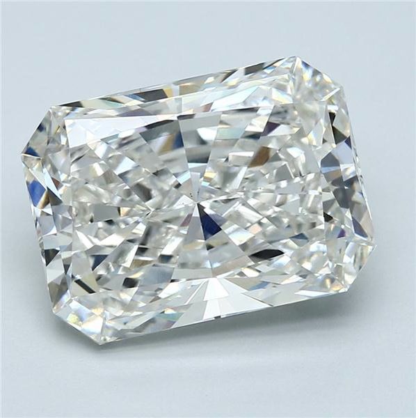 8.21ct G VS2 Rare Carat Ideal Cut Radiant Lab Grown Diamond