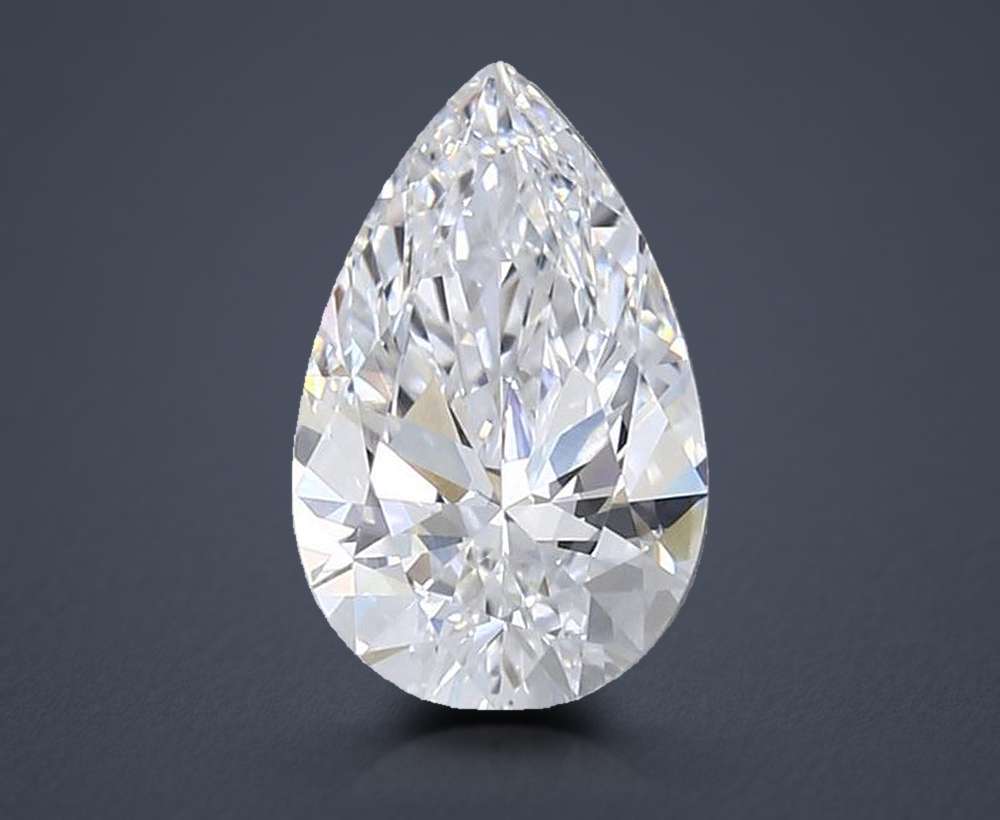 1.55 Carat Pear Lab Diamond