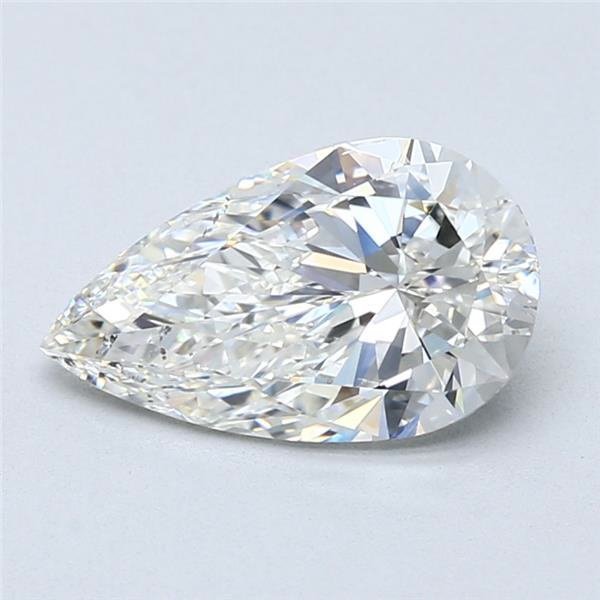 2.01ct H SI1 Very Good Cut Pear Diamond