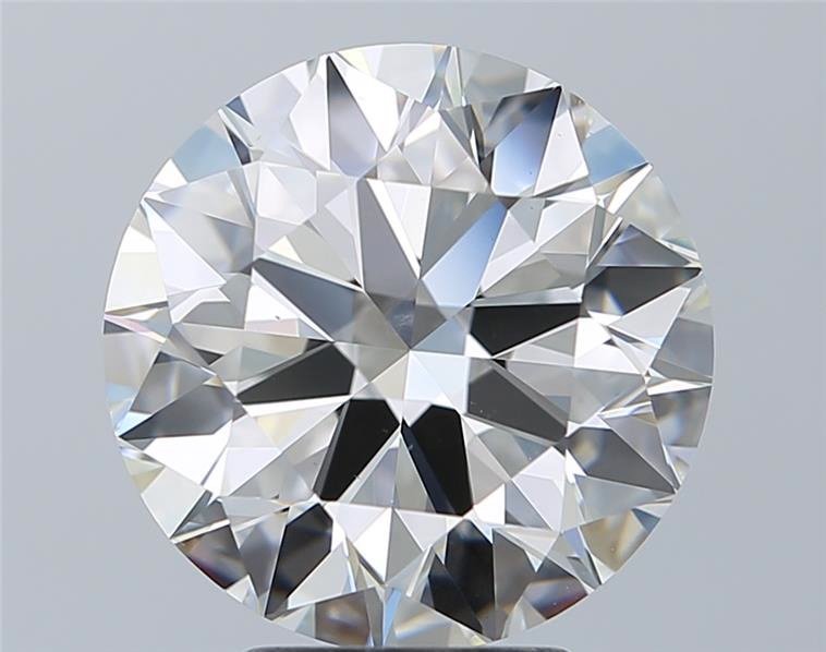 4.50ct I VS2 Rare Carat Ideal Cut Round Diamond