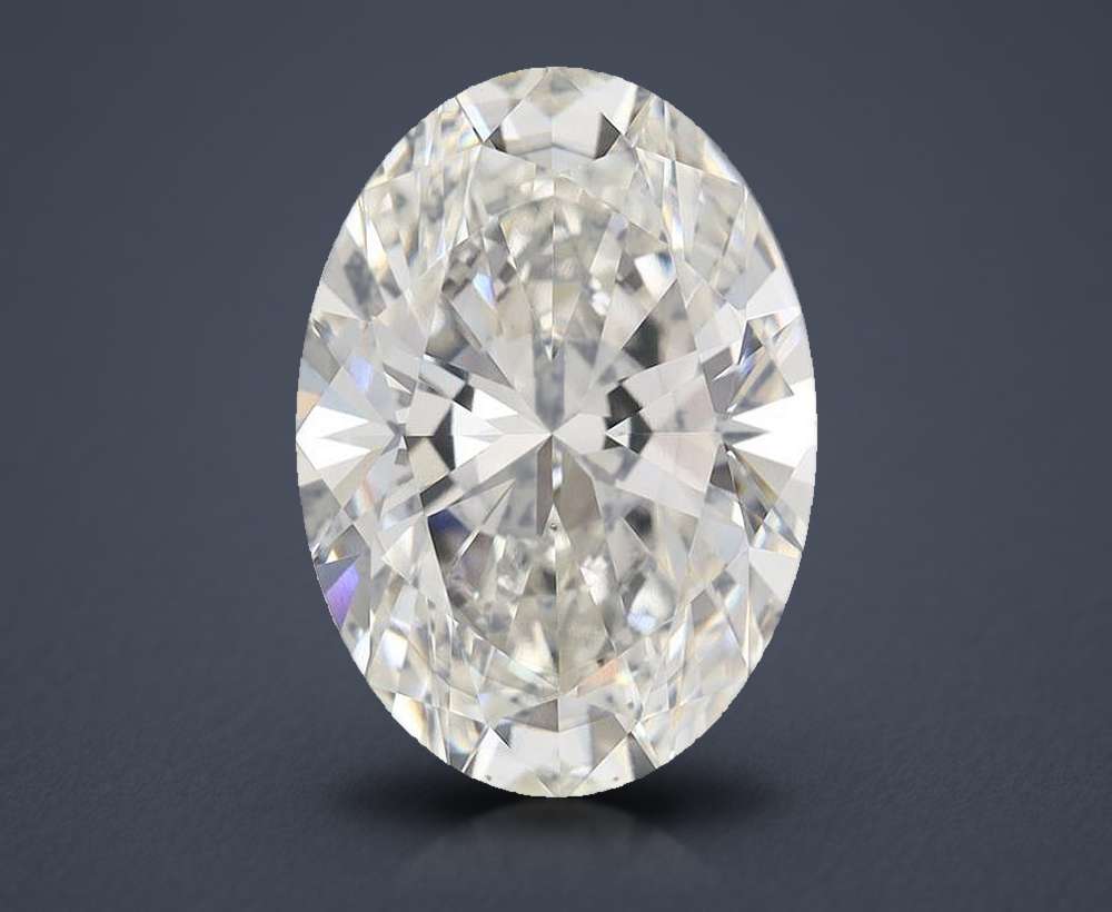 6.25 Carat Oval Lab Diamond