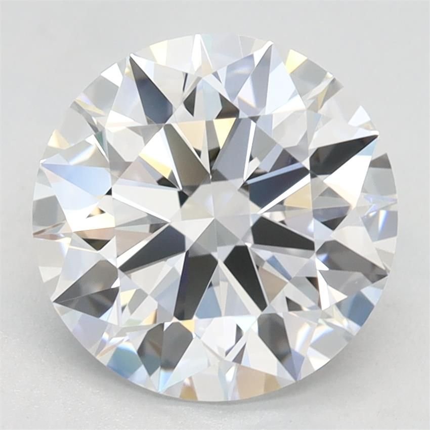 2.54ct D VVS1 Rare Carat Ideal Cut Round Lab Grown Diamond