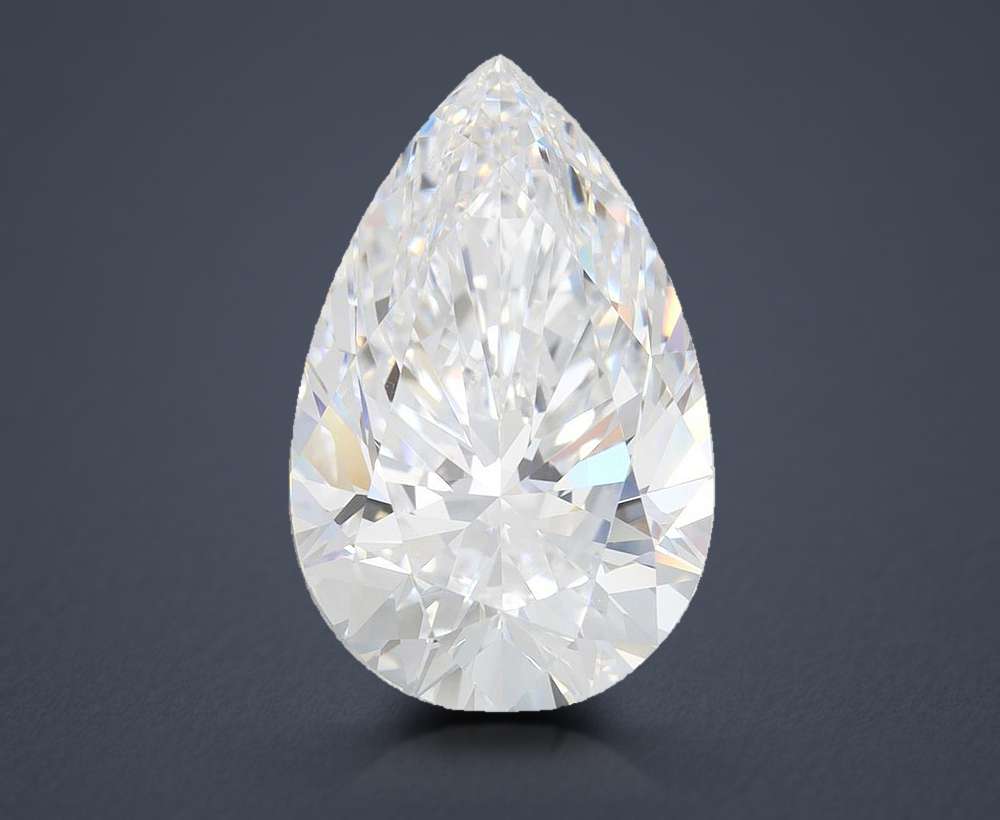 5.41 Carat Pear Lab Diamond