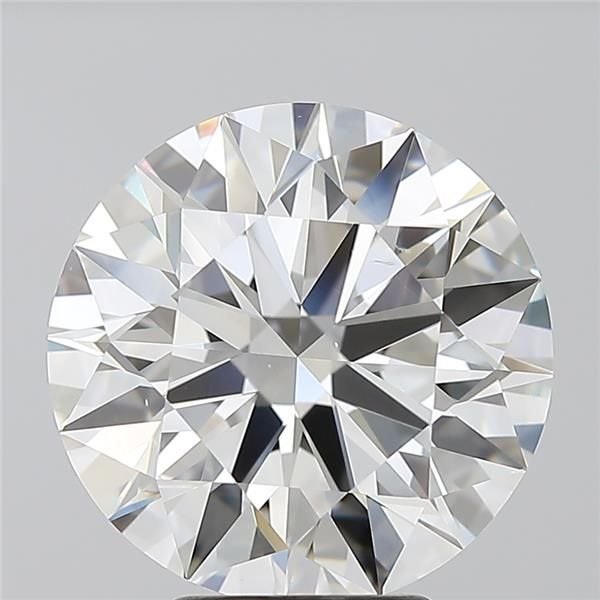 5.01ct H SI1 Rare Carat Ideal Cut Round Diamond