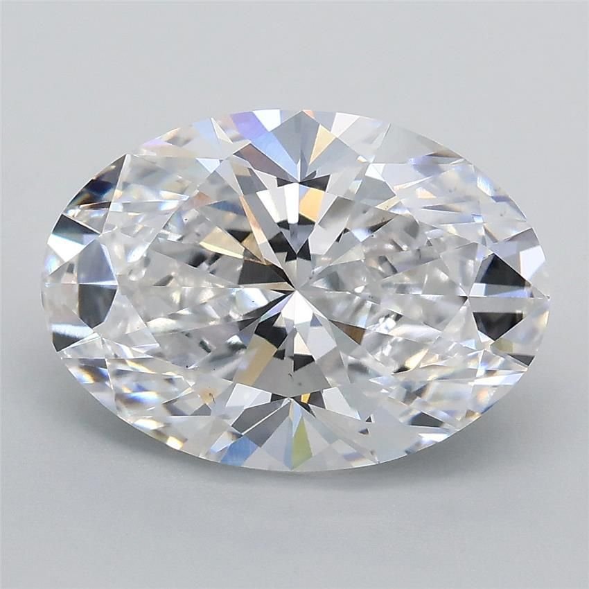 3.10ct D VS1 Rare Carat Ideal Cut Oval Lab Grown Diamond
