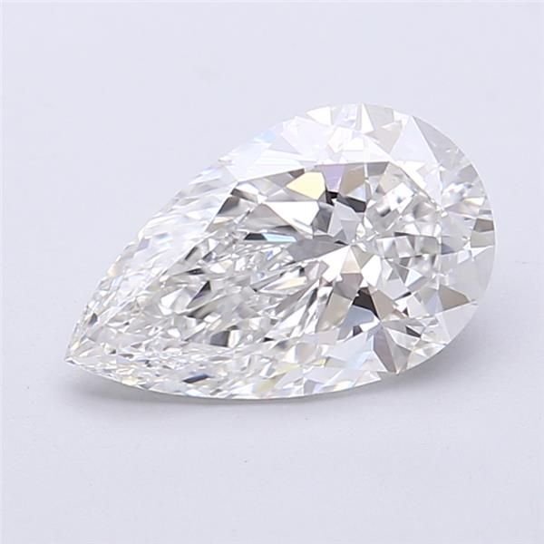1.79ct E VS1 Rare Carat Ideal Cut Pear Lab Grown Diamond