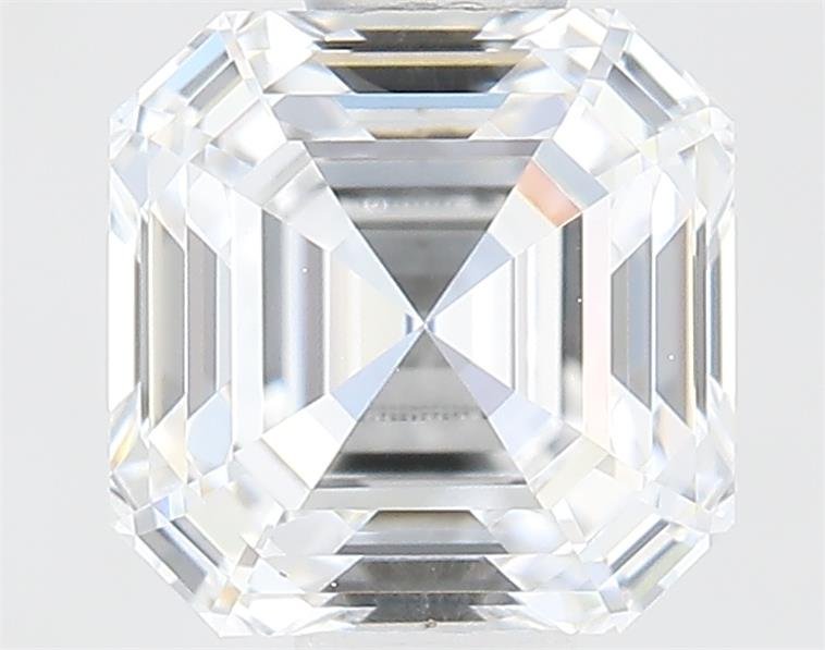 0.76ct D VS1 Rare Carat Ideal Cut Asscher Lab Grown Diamond