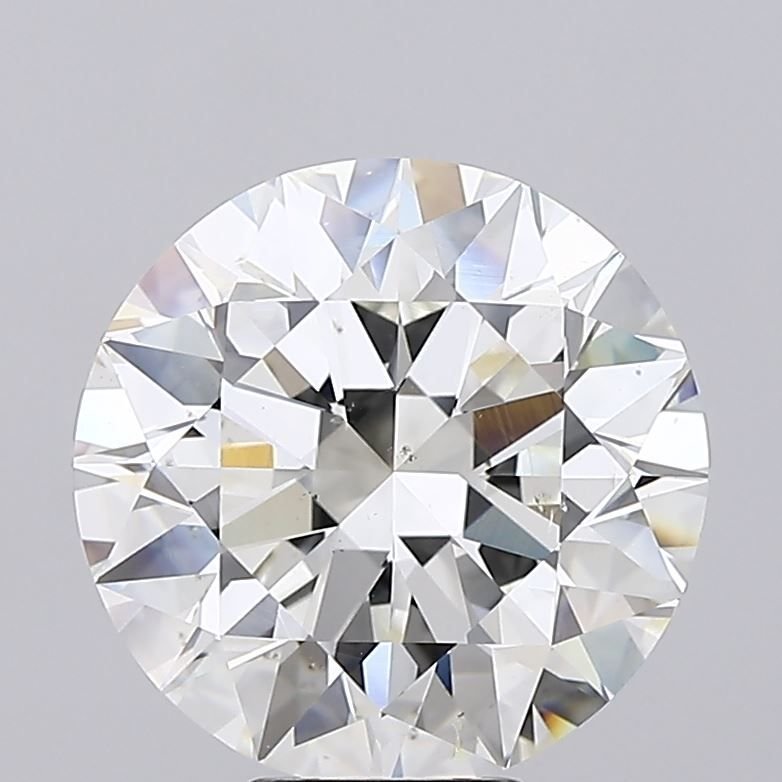 8.03ct K SI2 Rare Carat Ideal Cut Round Diamond