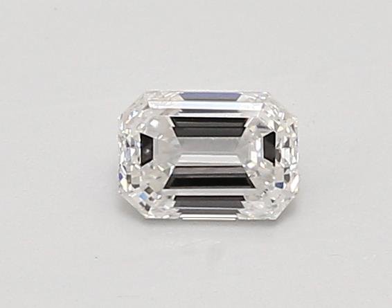 0.50ct D VVS2 Very Good Cut Emerald Lab Grown Diamond