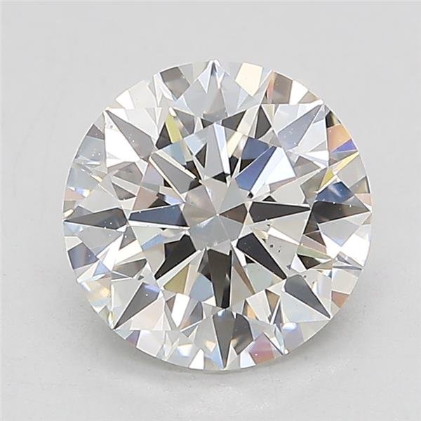 2.13ct F VS2 Rare Carat Ideal Cut Round Lab Grown Diamond