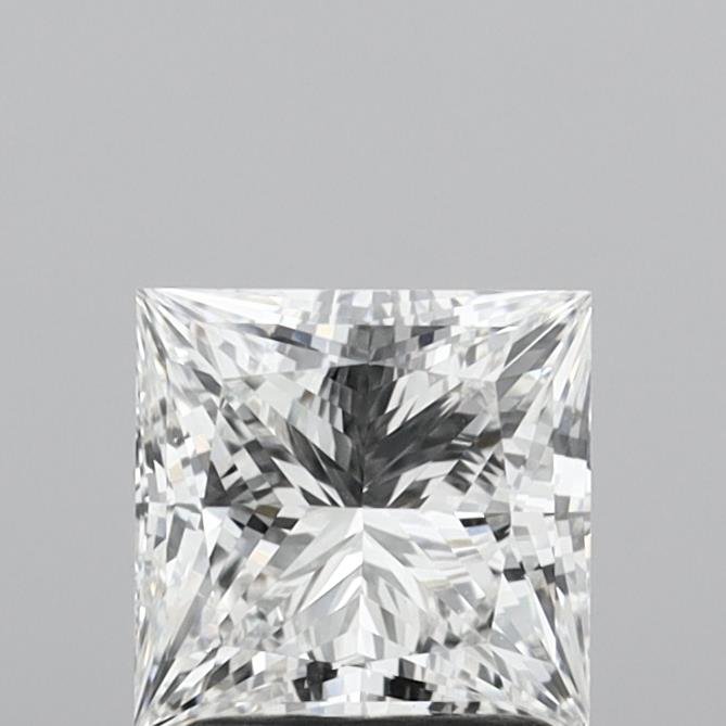 1.72ct E VVS2 Rare Carat Ideal Cut Princess Lab Grown Diamond