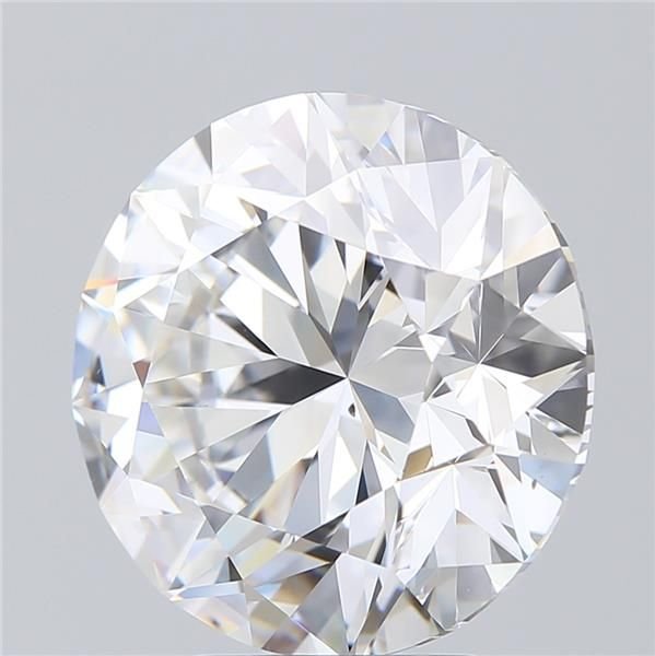 5.06ct D VS2 Rare Carat Ideal Cut Round Diamond