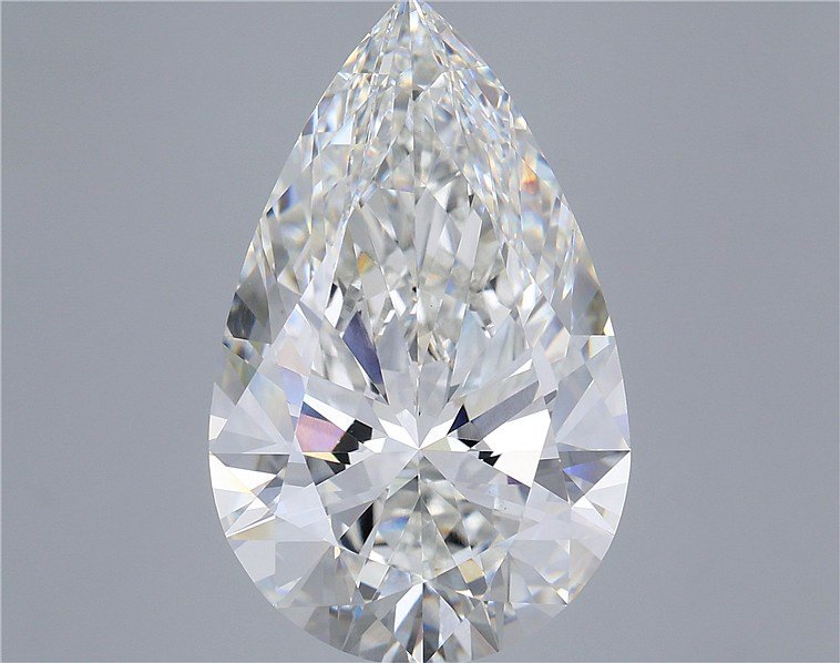 11.08ct F VS1 Rare Carat Ideal Cut Pear Lab Grown Diamond