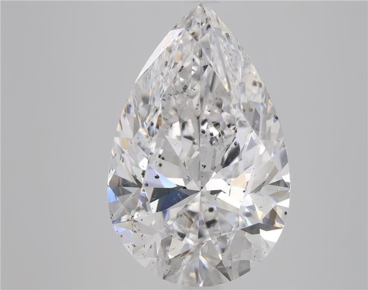 4.01ct D SI2 Rare Carat Ideal Cut Pear Diamond