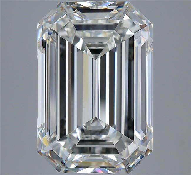 8.05ct H VS1 Rare Carat Ideal Cut Emerald Diamond