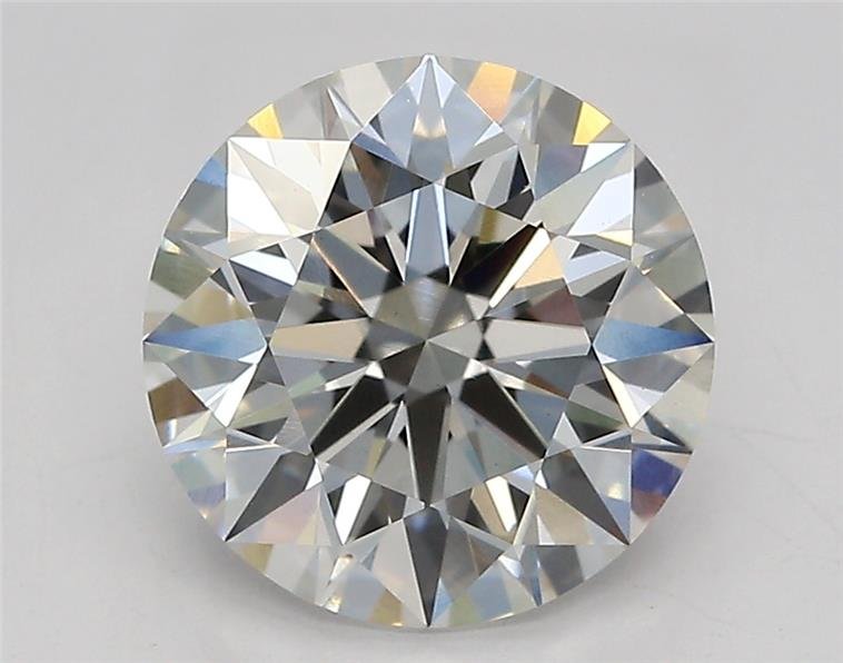 2.57ct F VVS2 Rare Carat Ideal Cut Round Lab Grown Diamond