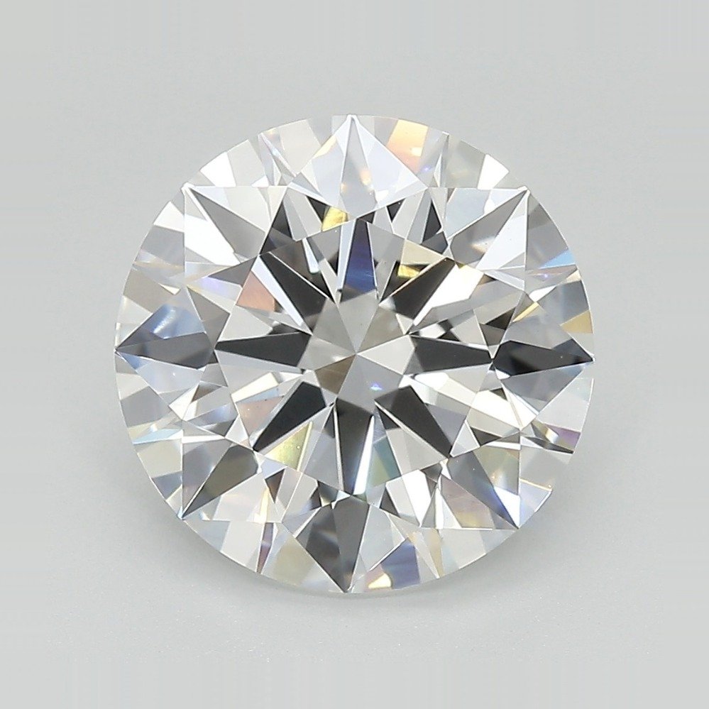 4.92ct E VVS2 Rare Carat Ideal Cut Round Lab Grown Diamond