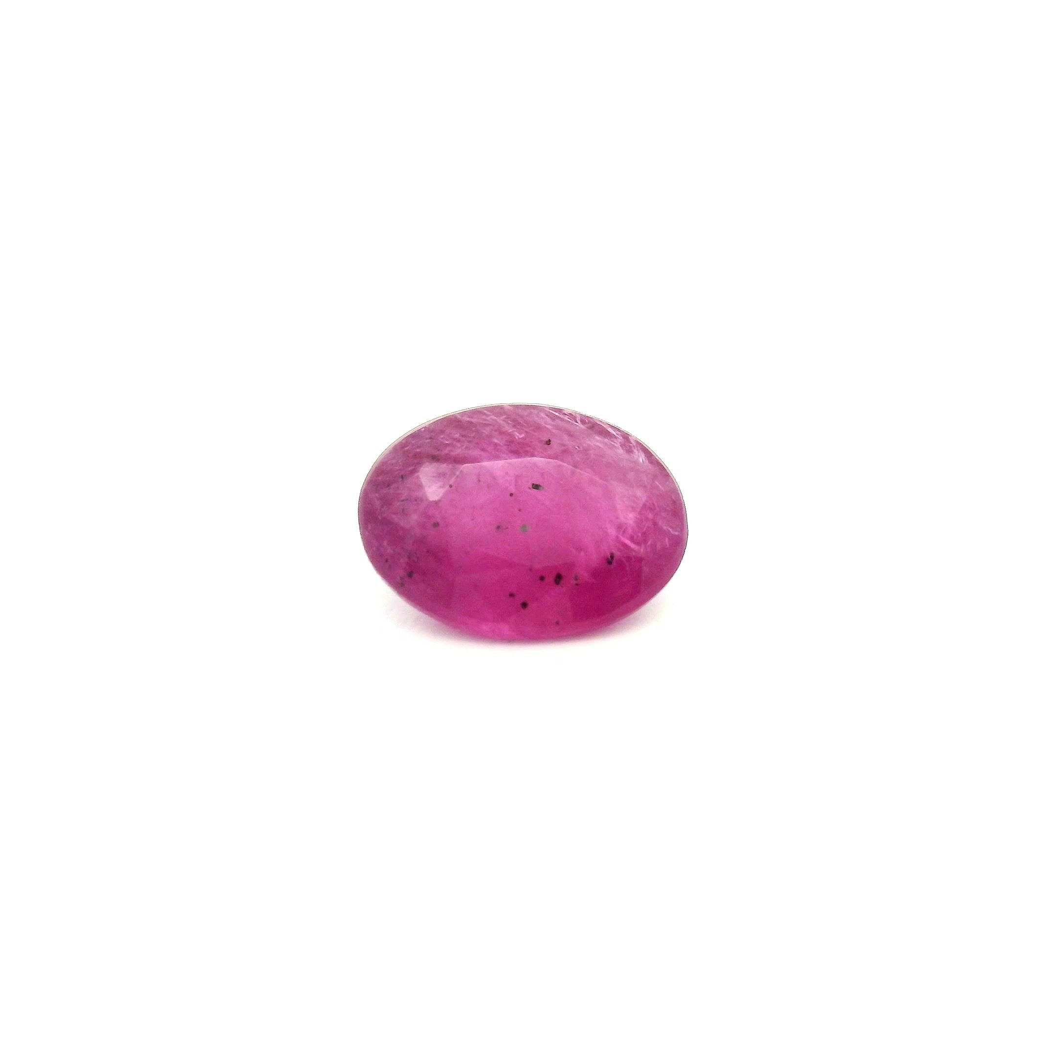 1.23 Carat Red Oval Ruby