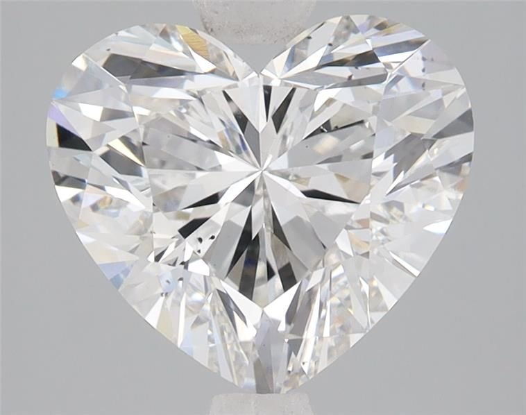 2.81ct F SI1 Rare Carat Ideal Cut Heart Lab Grown Diamond