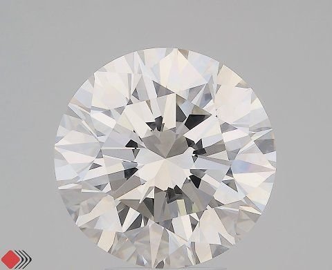 5.01ct J VVS1 Rare Carat Ideal Cut Round Diamond