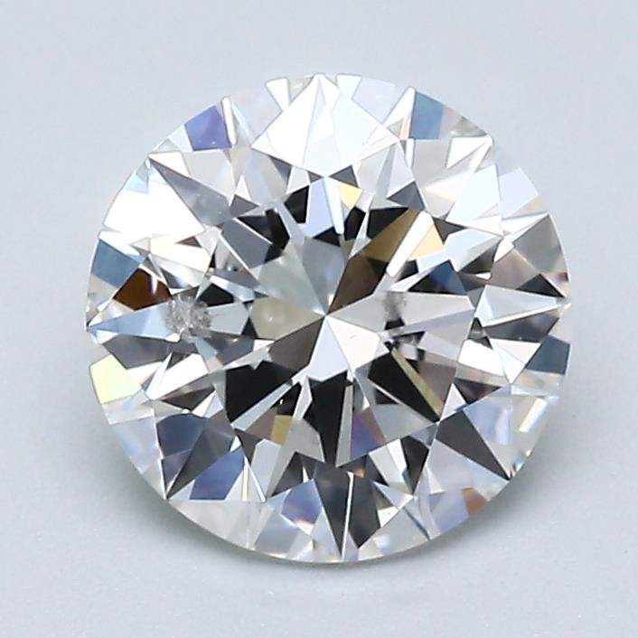 1.62ct E SI2 Rare Carat Ideal Cut Round Diamond