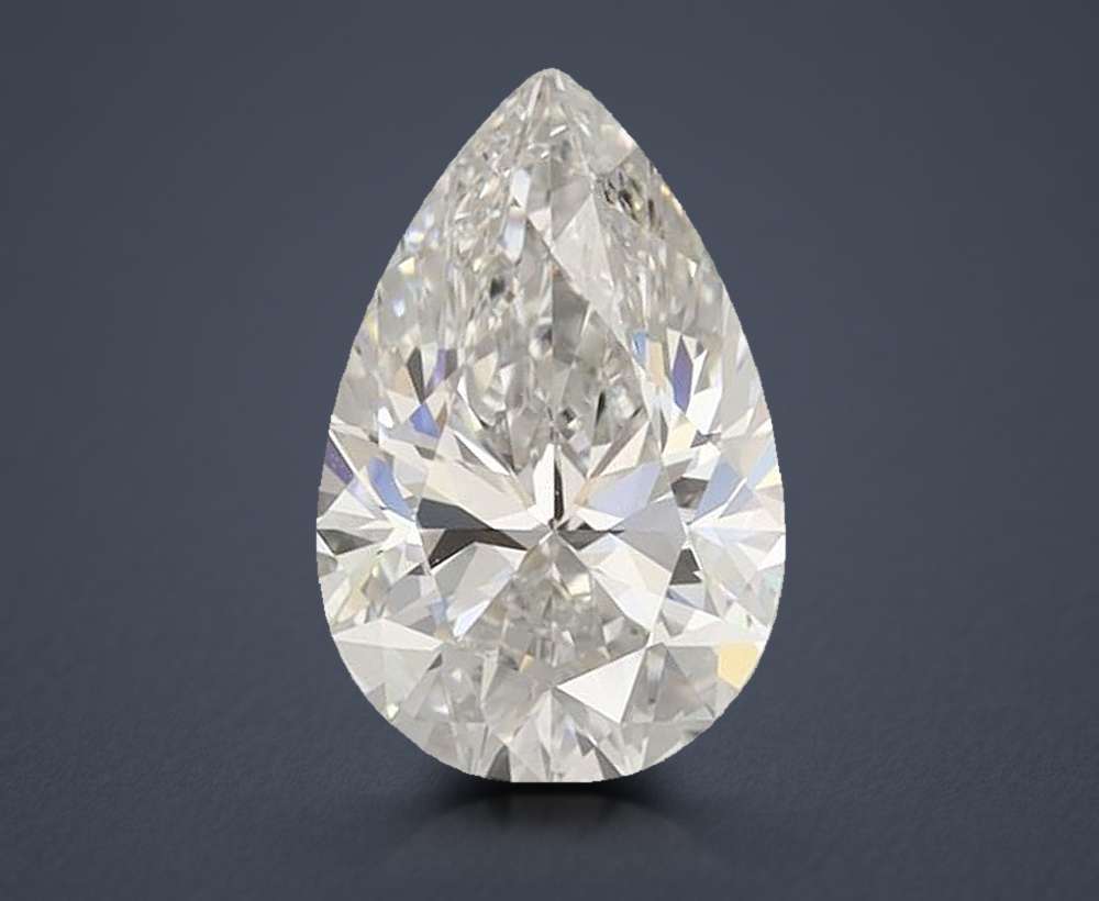 1.68 Carat Pear Lab Diamond