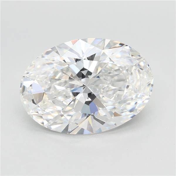 3.58ct E VVS2 Rare Carat Ideal Cut Oval Lab Grown Diamond