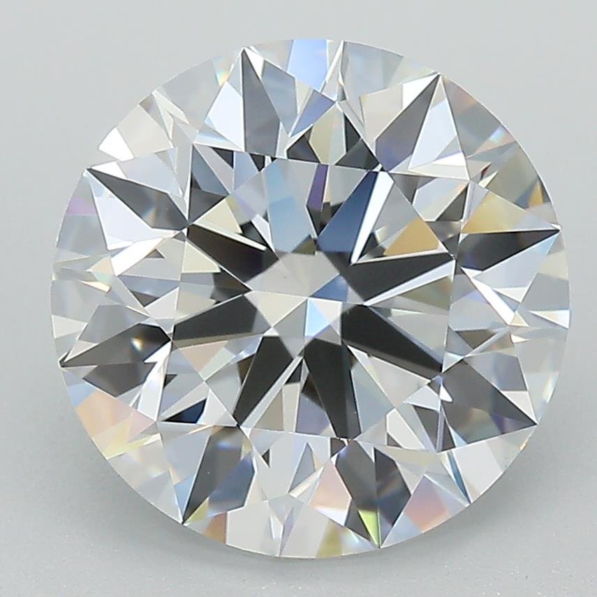 4.25ct D VVS2 Rare Carat Ideal Cut Round Lab Grown Diamond