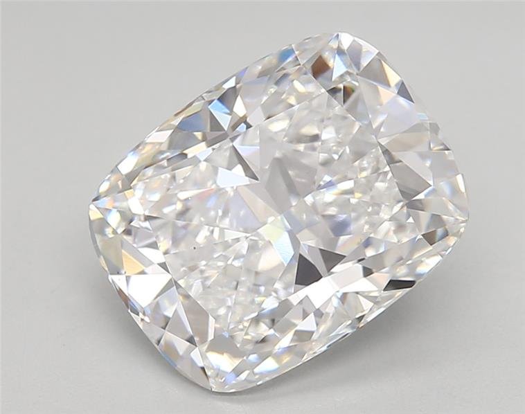 4.25ct D VS2 Rare Carat Ideal Cut Cushion Lab Grown Diamond