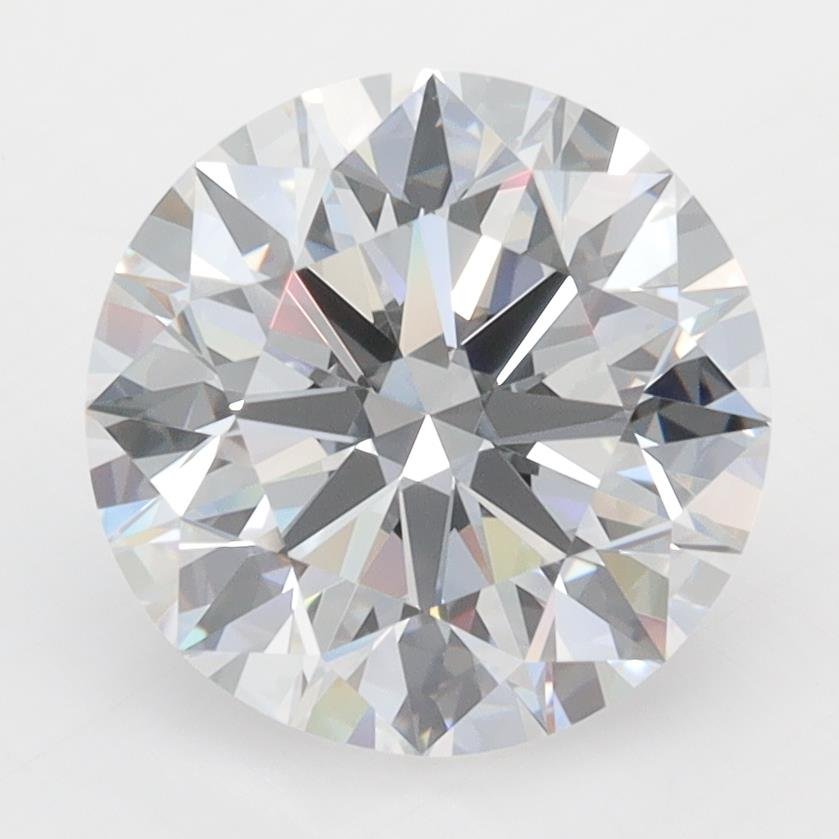 3.24ct D VVS1 Rare Carat Ideal Cut Round Lab Grown Diamond