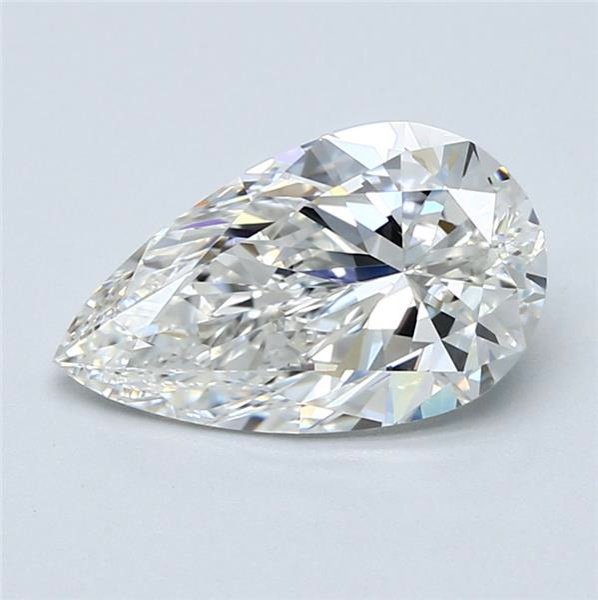 2.51ct G VS2 Rare Carat Ideal Cut Pear Diamond