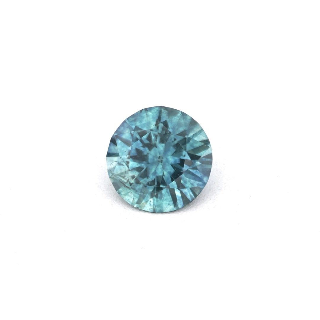 0.27 Carat Green Round Sapphire