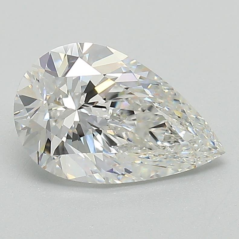 1.54ct F VS1 Rare Carat Ideal Cut Pear Lab Grown Diamond