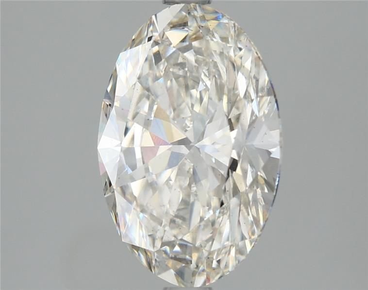 3.28ct H VS2 Rare Carat Ideal Cut Oval Lab Grown Diamond