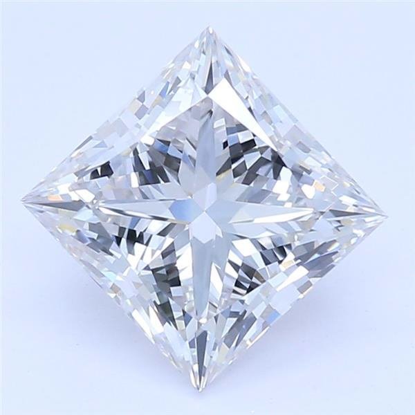 0.92ct H VVS2 Rare Carat Ideal Cut Princess Lab Grown Diamond