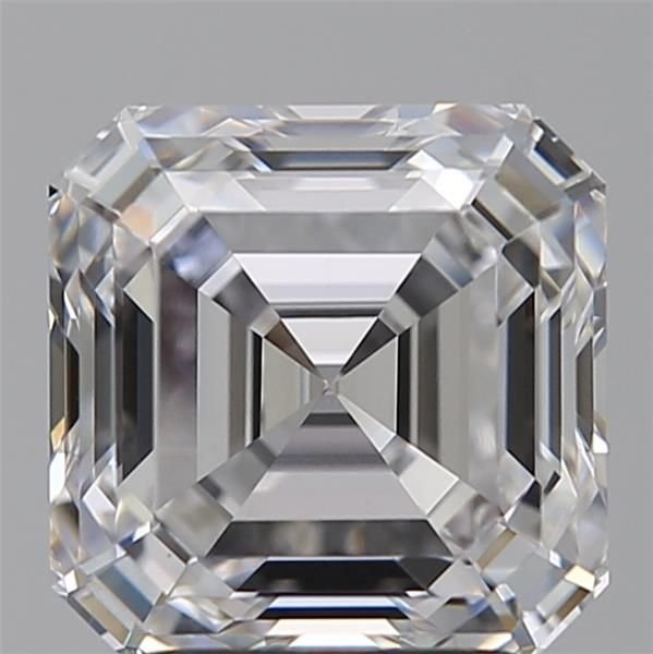 3.09ct D VVS2 Rare Carat Ideal Cut Asscher Lab Grown Diamond