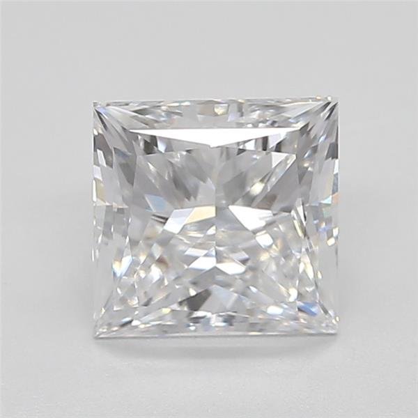 1.51ct D VVS2 Rare Carat Ideal Cut Princess Lab Grown Diamond
